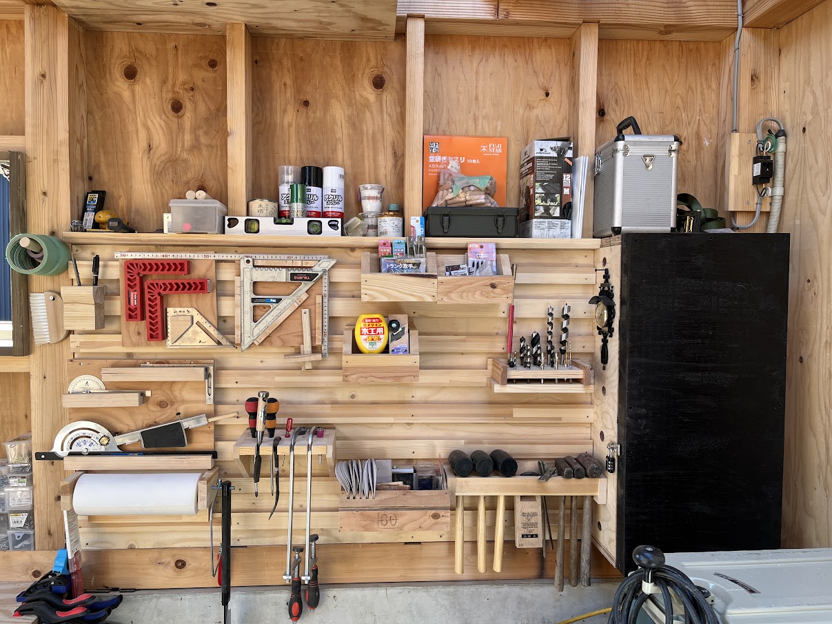 DIYの作業小屋